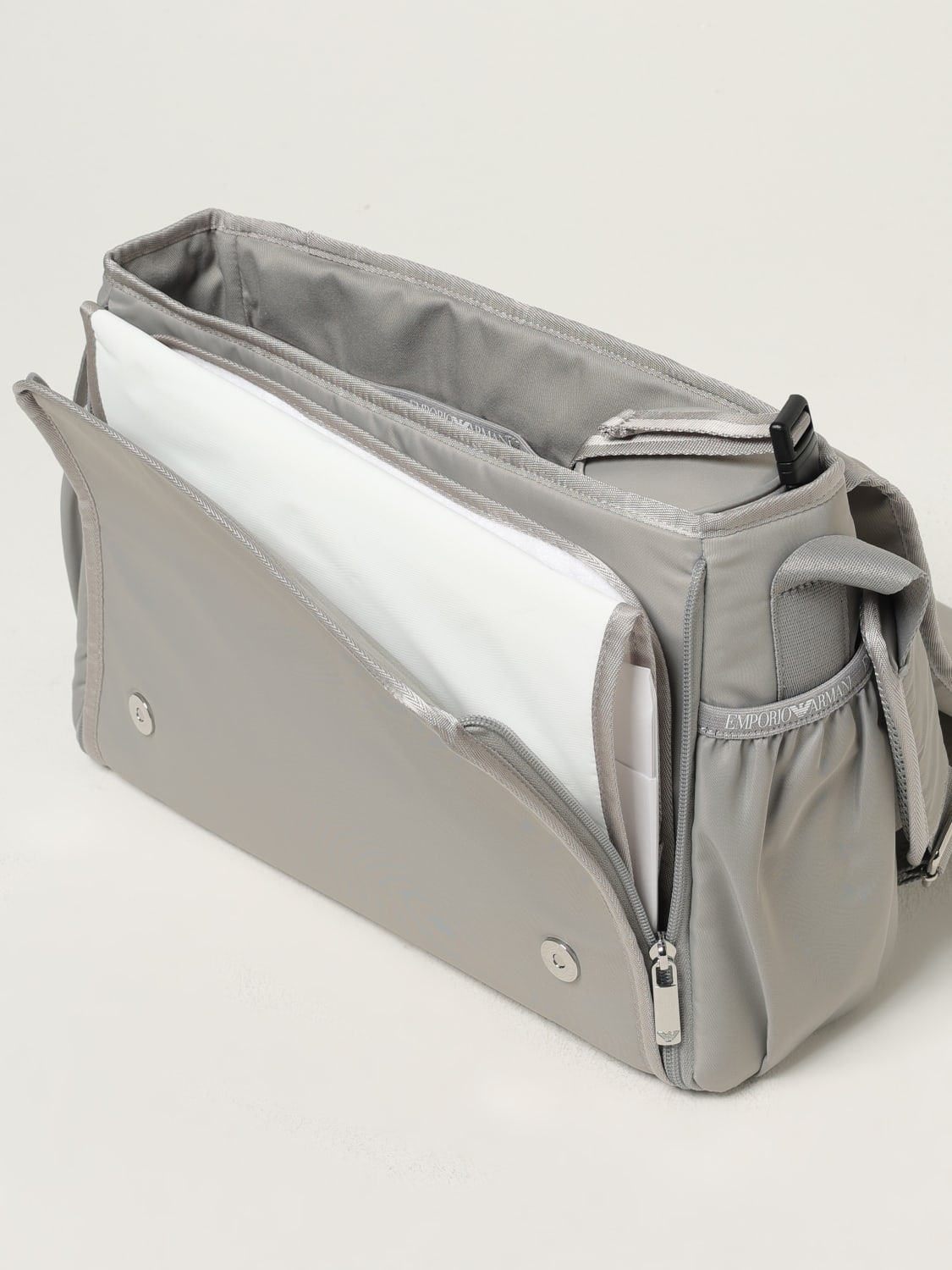 EMPORIO ARMANI BLANKET SET: Bag kids Emporio Armani, Grey - Img 4