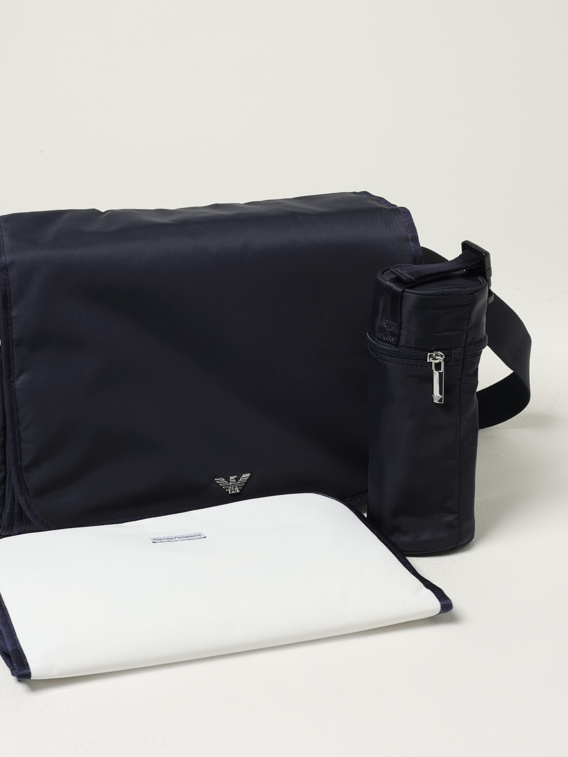 EMPORIO ARMANI BLANKET SET: Bag kids Emporio Armani, Navy - Img 3