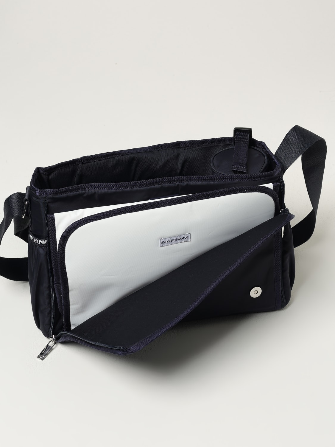 EMPORIO ARMANI BLANKET SET: Bag kids Emporio Armani, Navy - Img 4