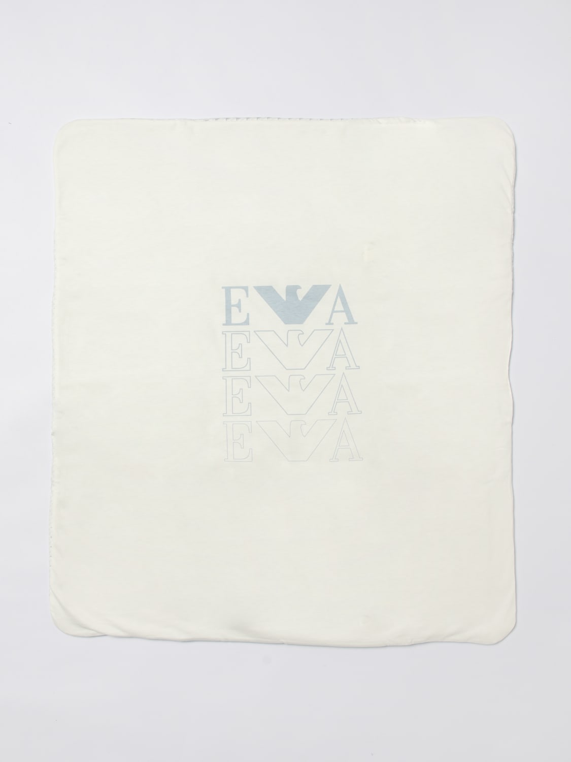 EMPORIO ARMANI BLANKET: Bedcovers and blankets lifestyle Emporio Armani, Gnawed Blue - Img 2