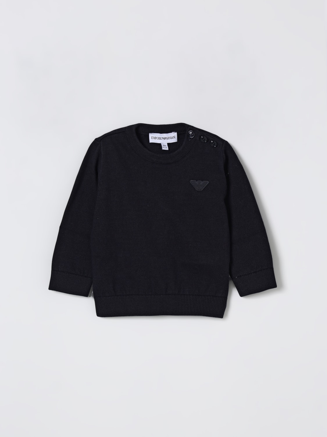 EMPORIO ARMANI SWEATER: Sweater kids Emporio Armani, Navy - Img 1