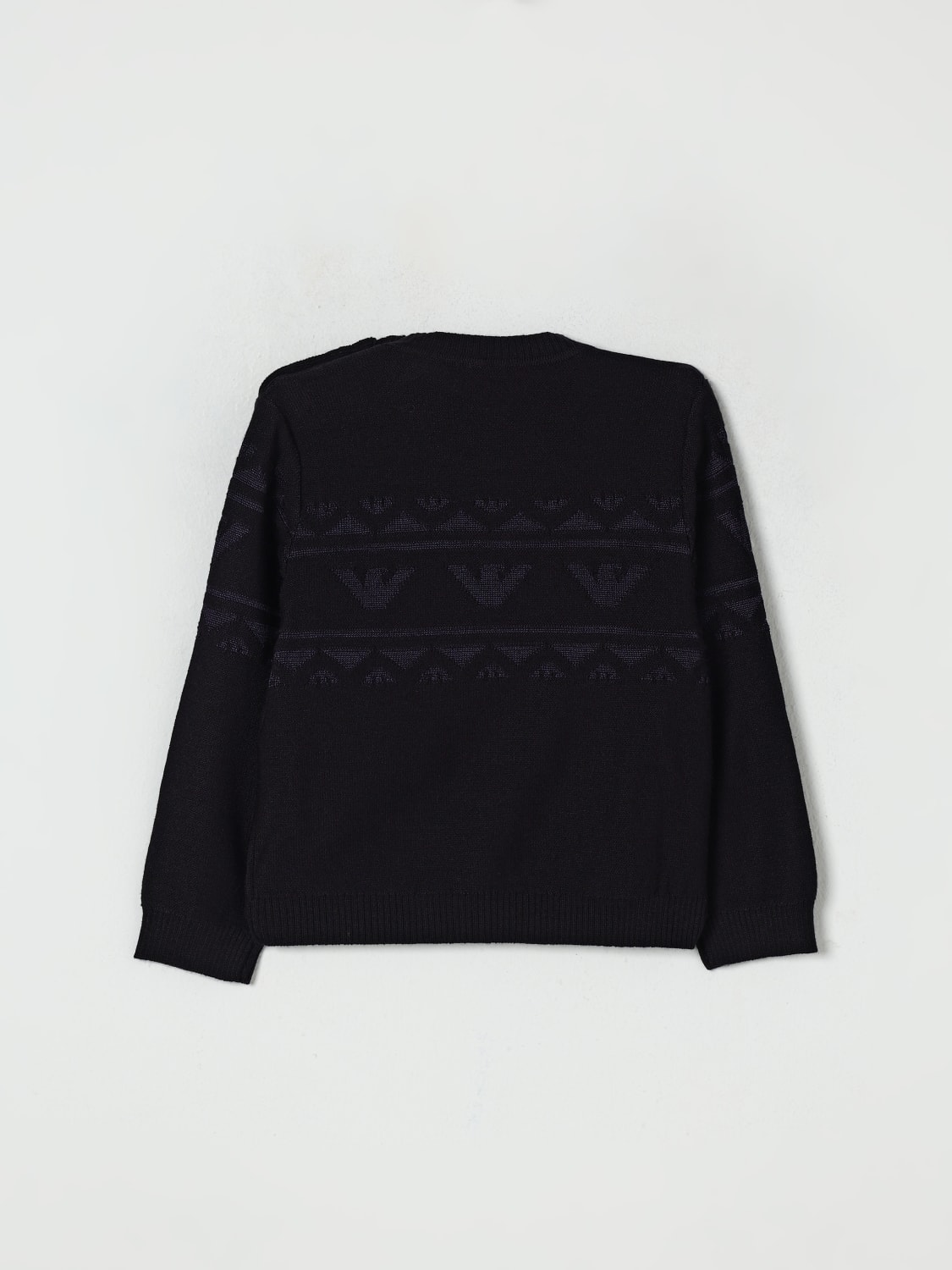 EMPORIO ARMANI SWEATER: Sweater kids Emporio Armani, Navy - Img 2
