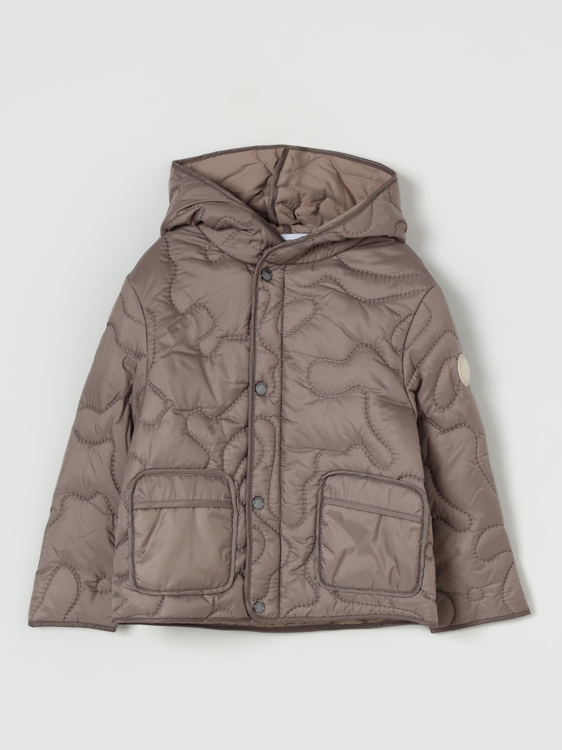 EMPORIO ARMANI JACKE: Jacke kinder Emporio Armani, Taubengrau - Img 1