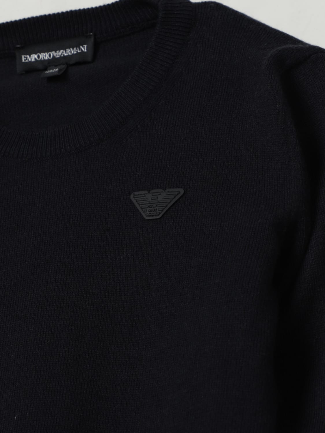 EMPORIO ARMANI PULLOVER: Pullover kinder Emporio Armani, Navy - Img 3