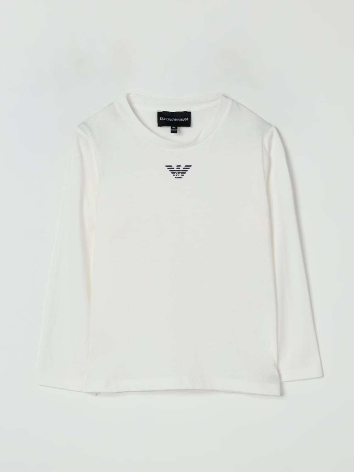 EMPORIO ARMANI T-SHIRT: T-shirt kids Emporio Armani, White - Img 1