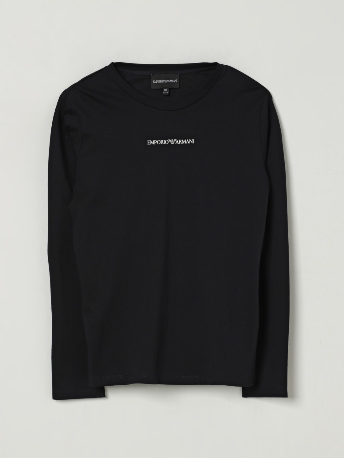 EMPORIO ARMANI T-SHIRT: T-shirt kids Emporio Armani, Blue - Img 1