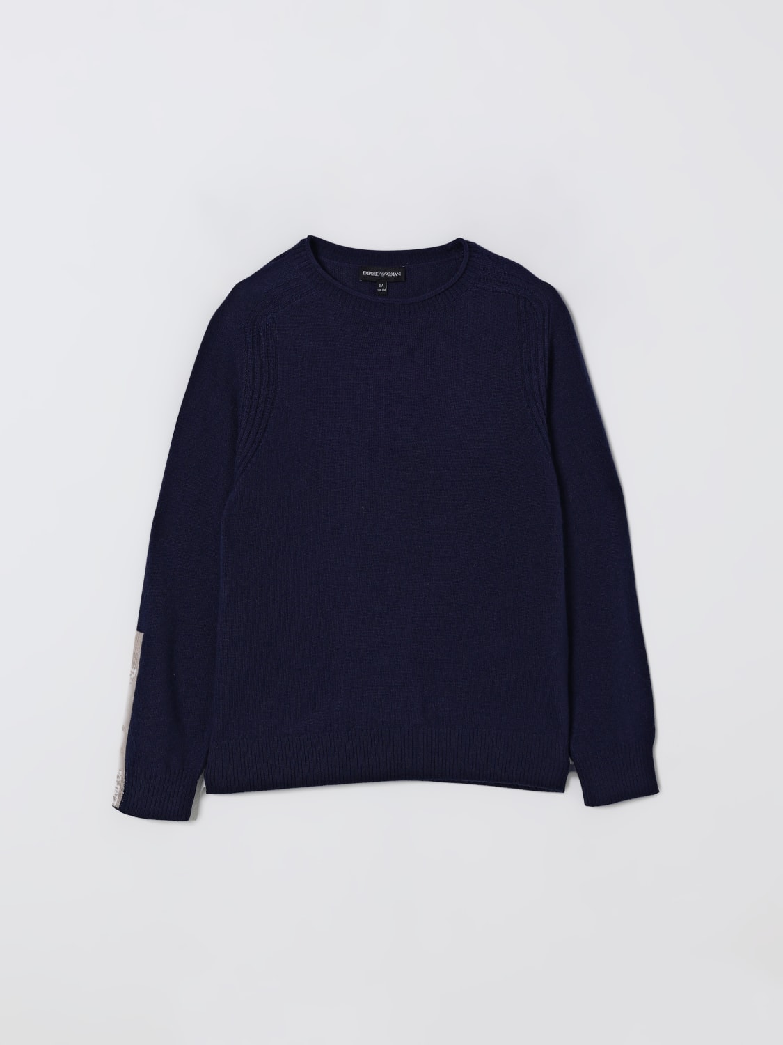 EMPORIO ARMANI SWEATER: Sweater kids Emporio Armani, Navy - Img 1