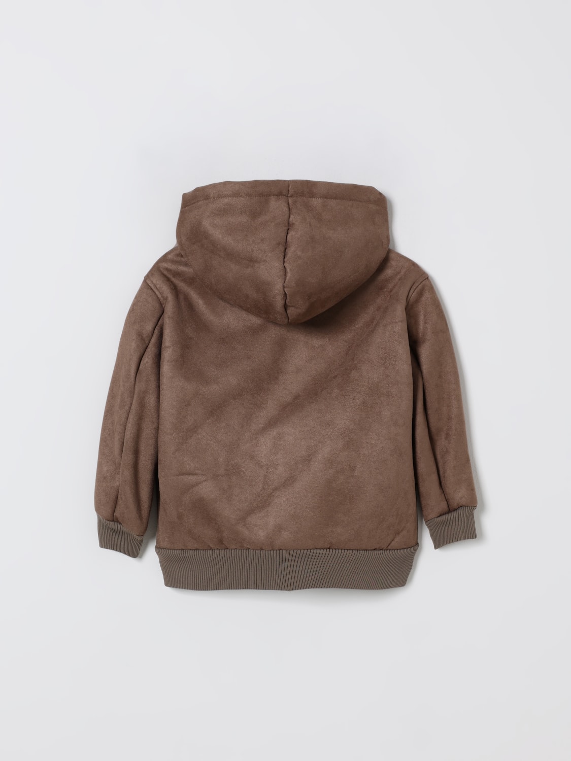 EMPORIO ARMANI SWEATER: Coat kids Emporio Armani, Beige - Img 2