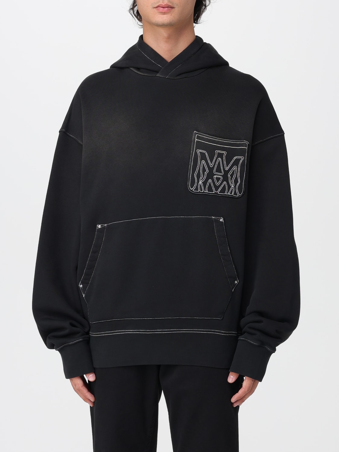 AMIRI SUDADERA: Sudadera hombre Amiri, Negro - Img 1