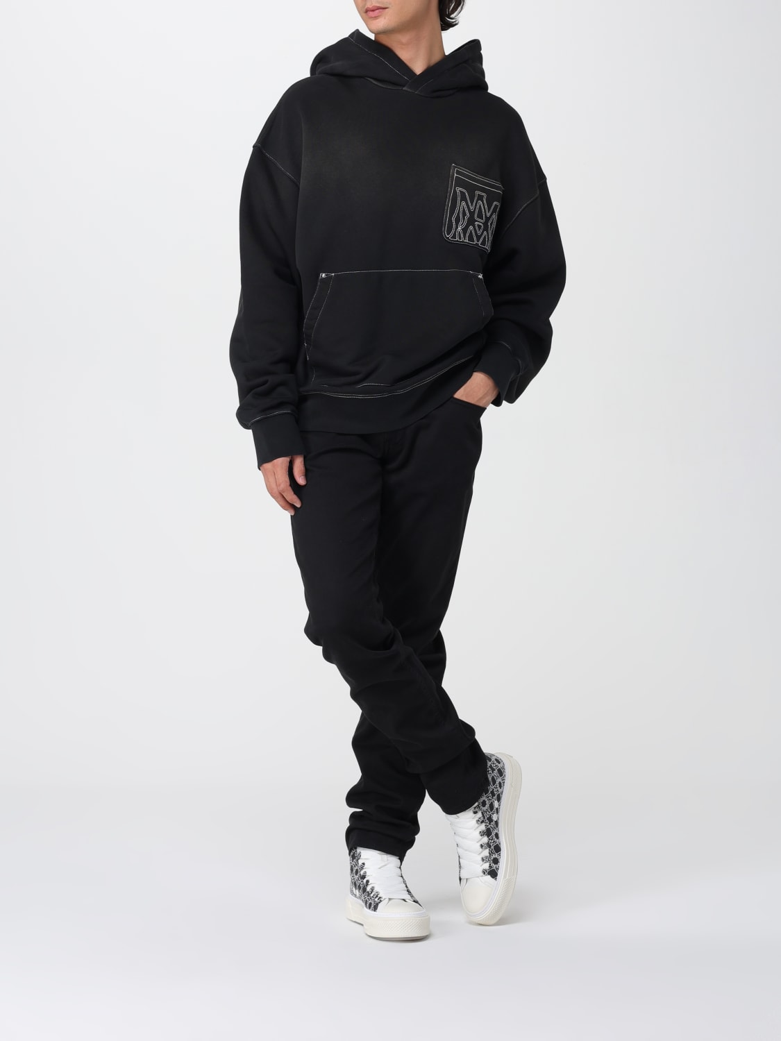 AMIRI SUDADERA: Sudadera hombre Amiri, Negro - Img 2