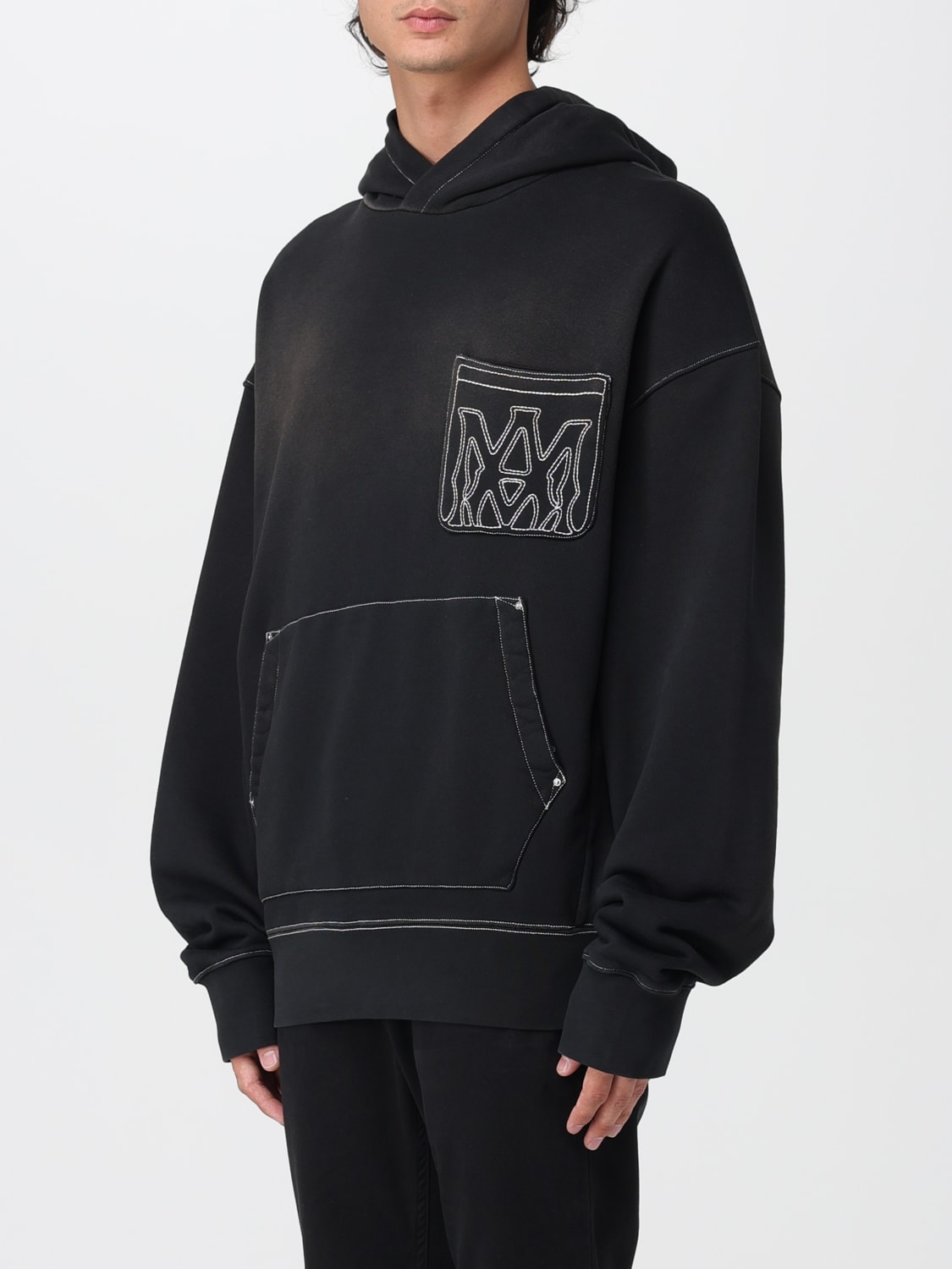 AMIRI SUDADERA: Sudadera hombre Amiri, Negro - Img 4