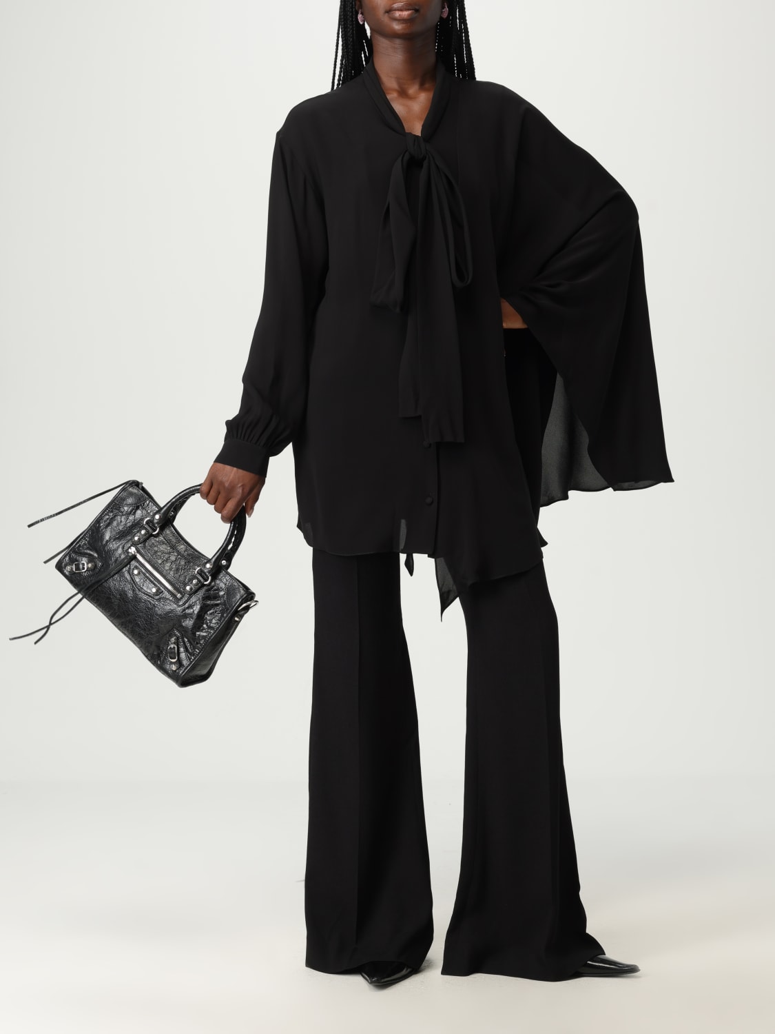 BALENCIAGA TOP: Top woman Balenciaga, Black - Img 2