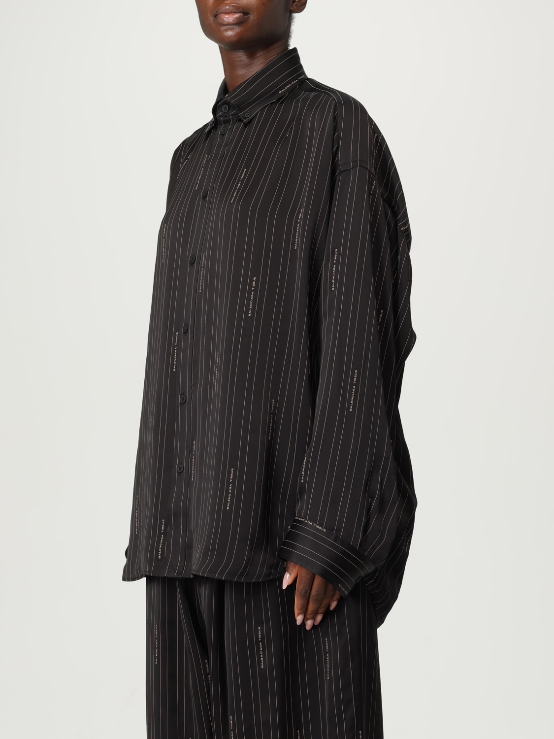 BALENCIAGA SHIRT: Shirt woman Balenciaga, Black - Img 4