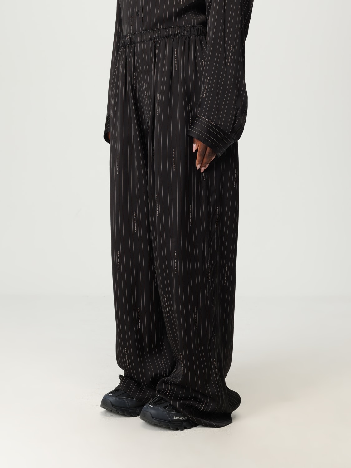 BALENCIAGA PANTS: Pants woman Balenciaga, Black - Img 4