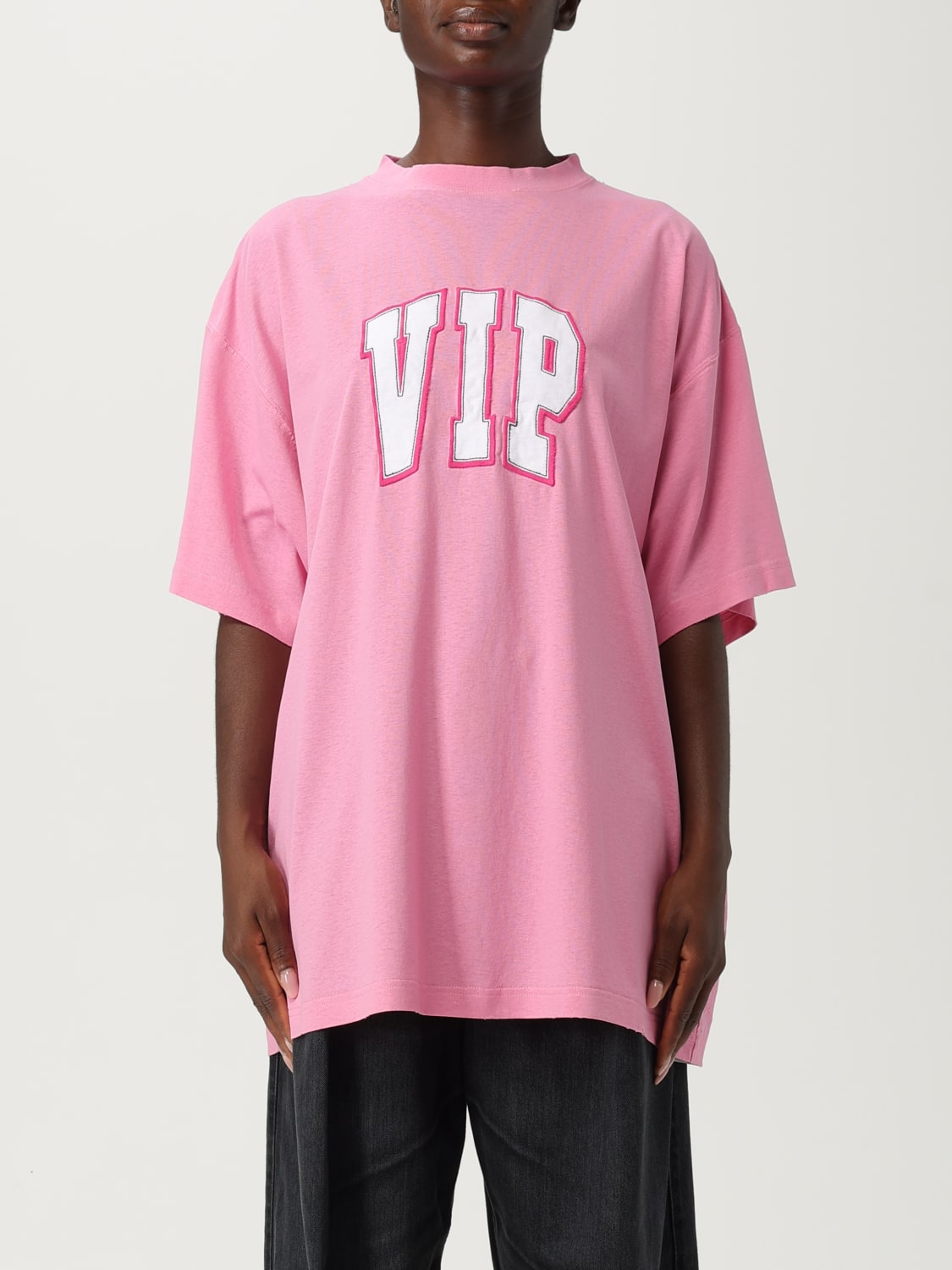 BALENCIAGA T-SHIRT: T-shirt woman Balenciaga, Pink - Img 1