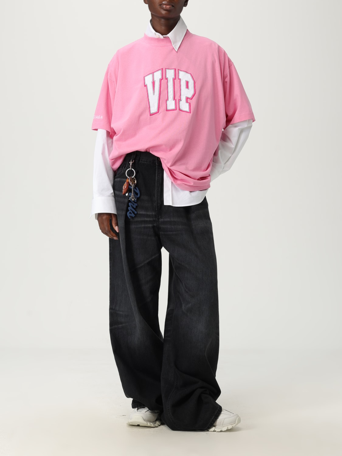 BALENCIAGA T-SHIRT: T-shirt woman Balenciaga, Pink - Img 2