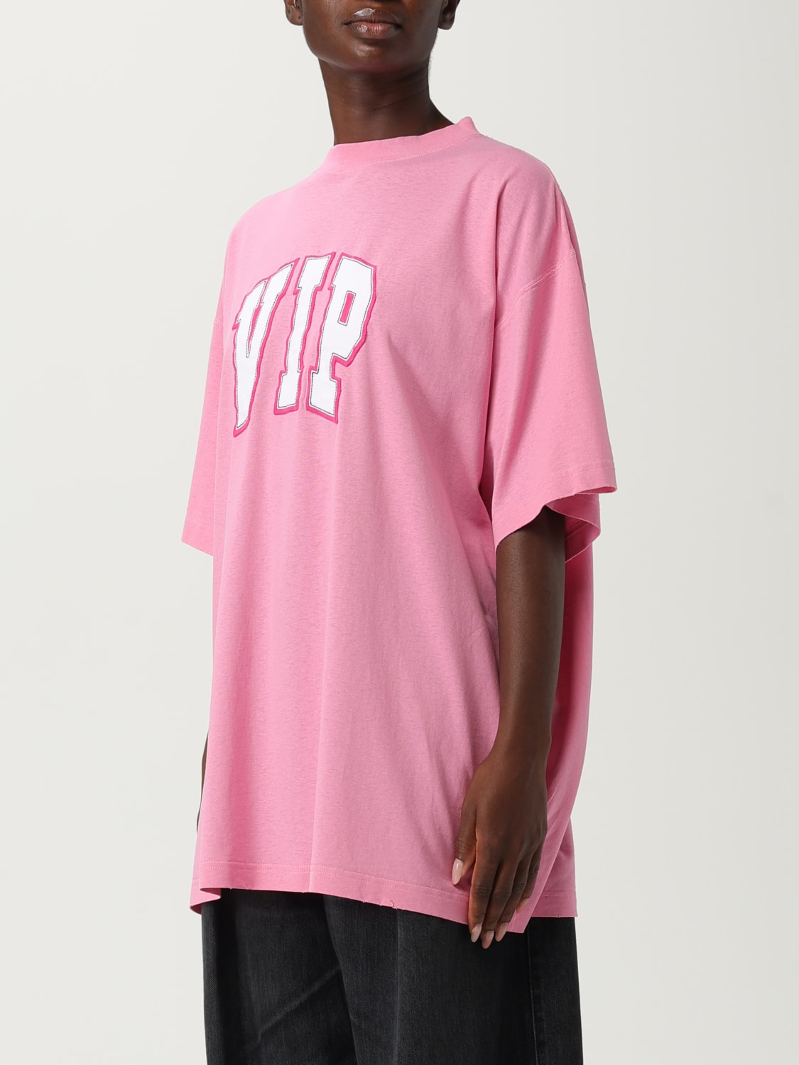 BALENCIAGA T-SHIRT: T-shirt woman Balenciaga, Pink - Img 4