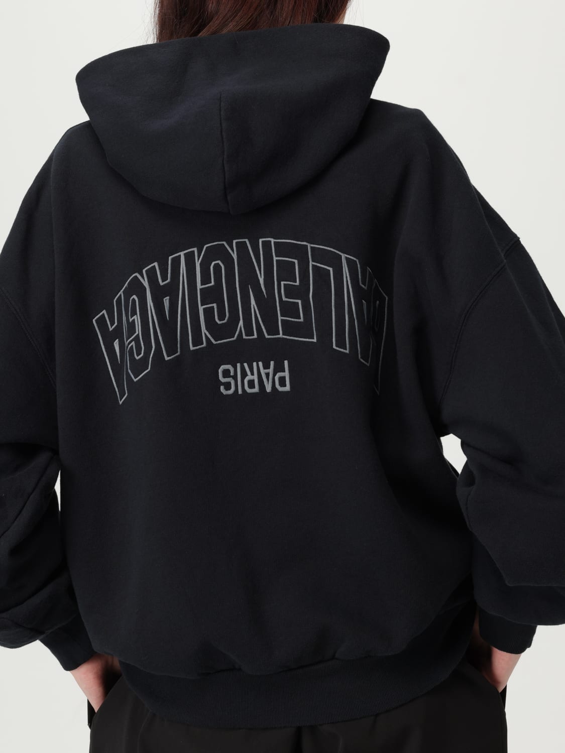 BALENCIAGA SWEATSHIRT: Sweatshirt woman Balenciaga, Charcoal - Img 5