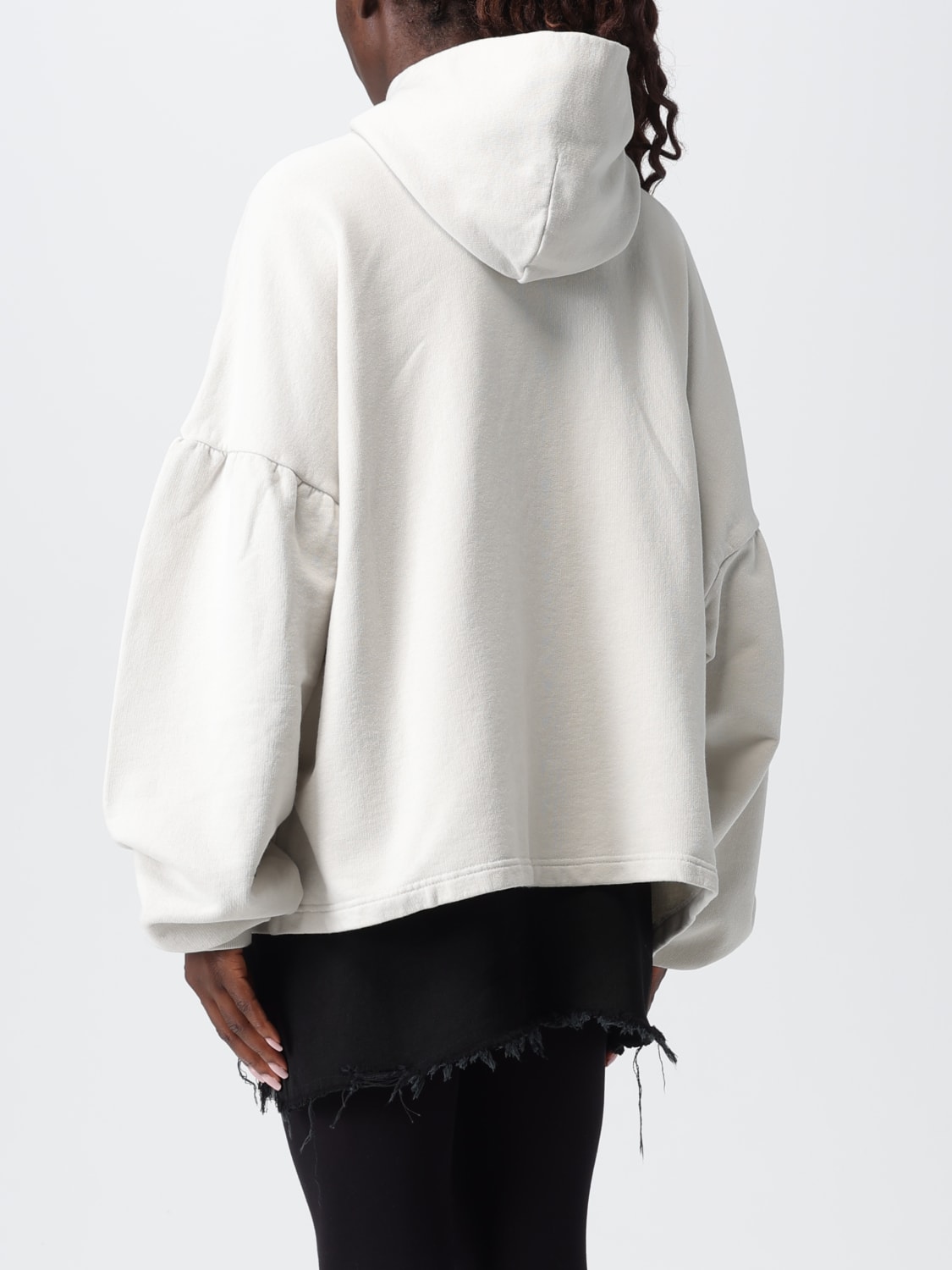 BALENCIAGA SWEATSHIRT: Sweatshirt woman Balenciaga, Yellow Cream - Img 3