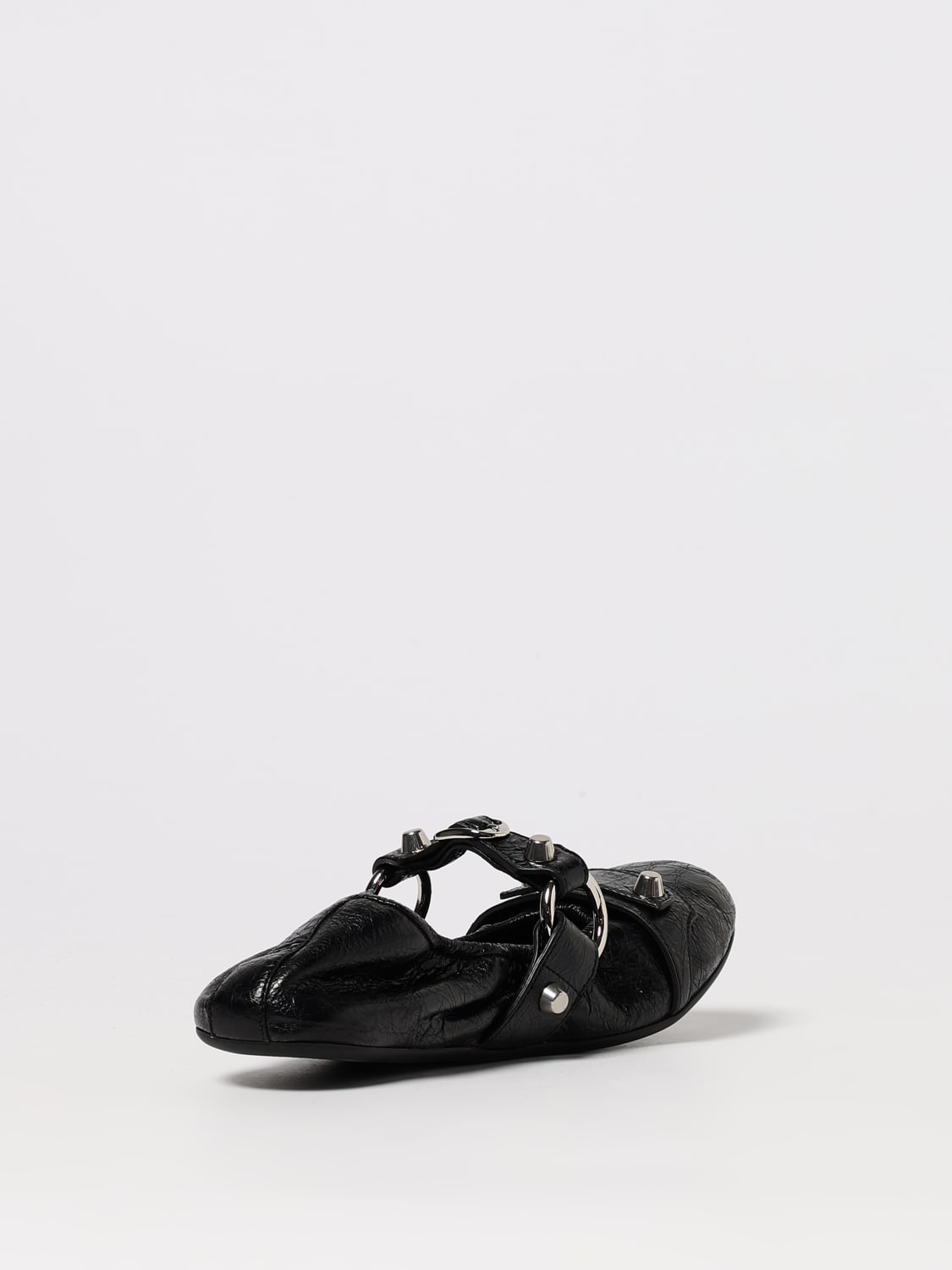 BALENCIAGA BALLET FLAT: Shoes woman Balenciaga, Black - Img 3