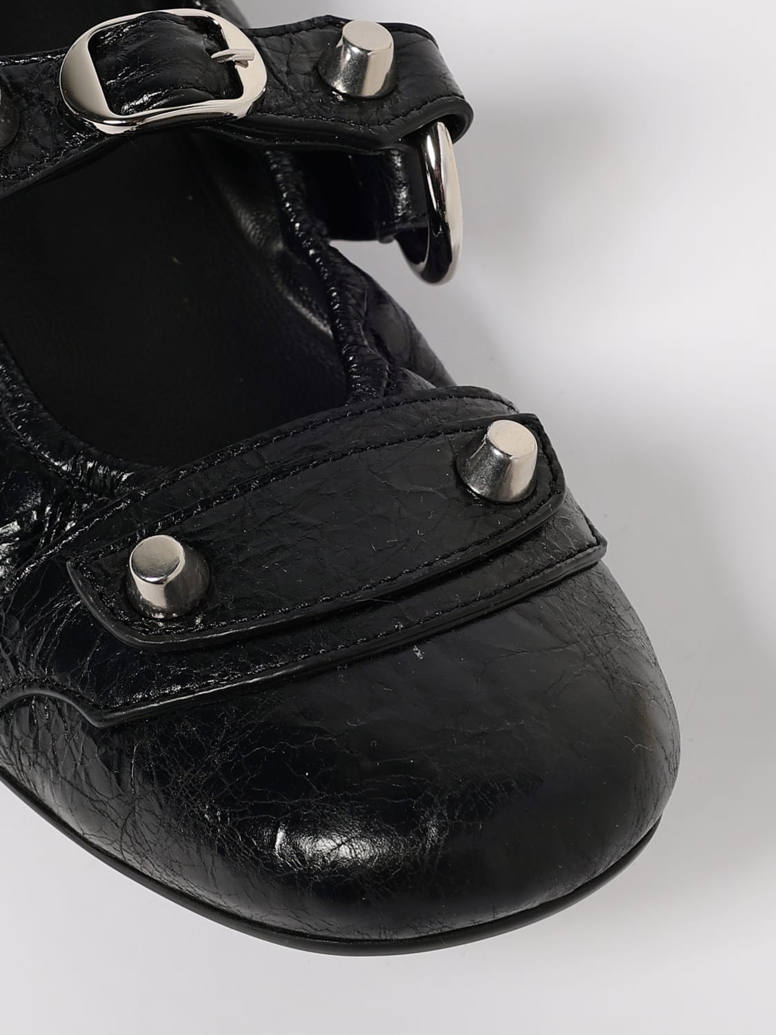 BALENCIAGA BALLET FLAT: Shoes woman Balenciaga, Black - Img 4