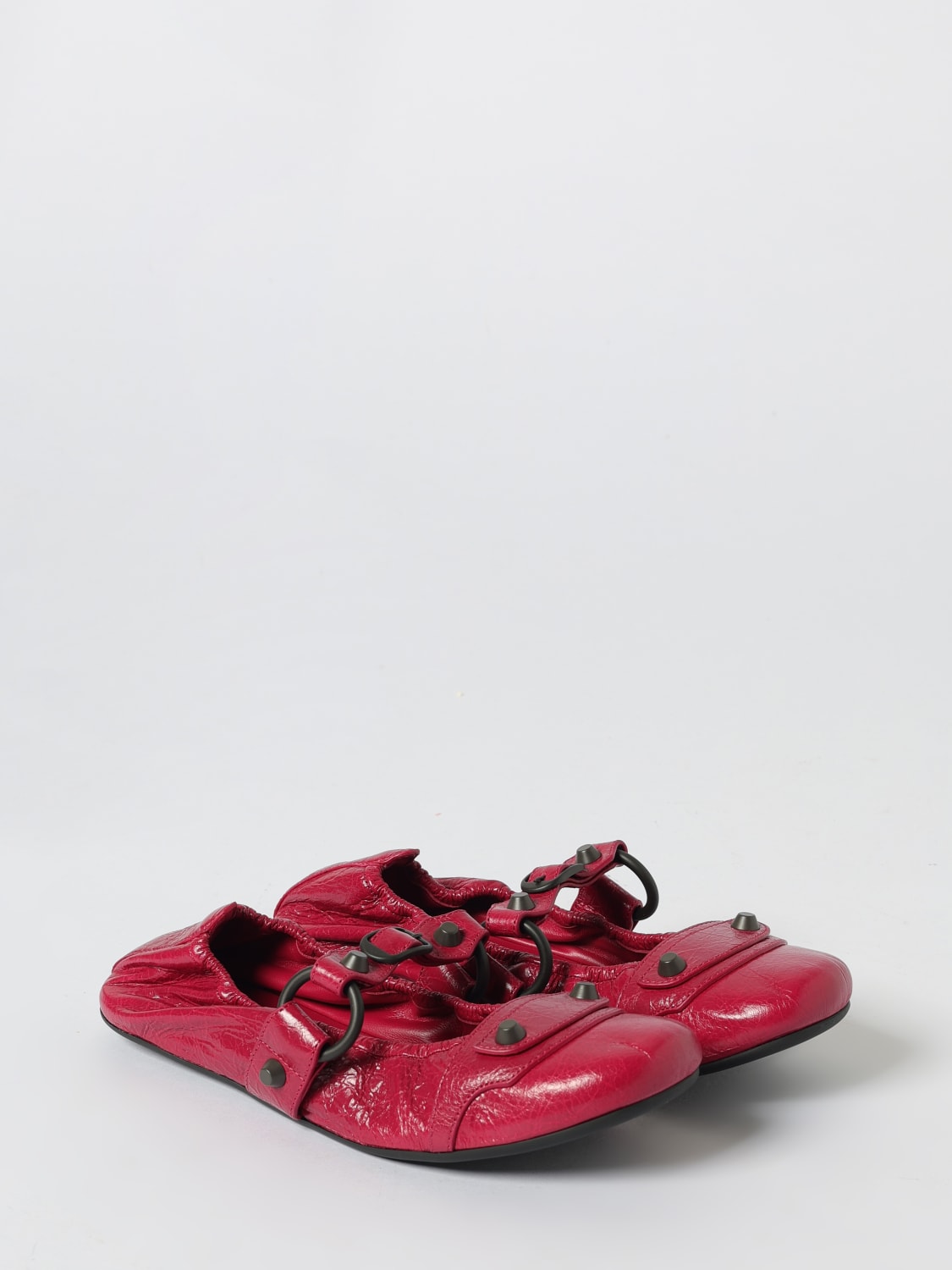 BALENCIAGA BALLET FLAT: Shoes woman Balenciaga, Red - Img 2