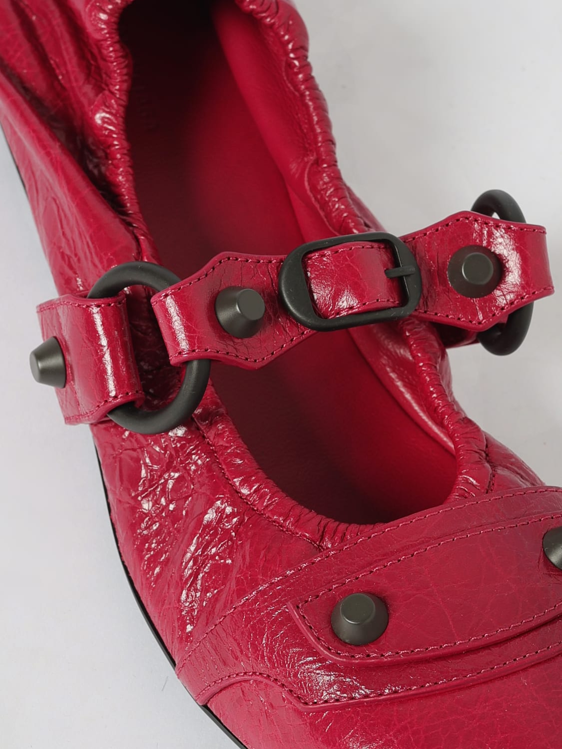 BALENCIAGA BALLET FLAT: Shoes woman Balenciaga, Red - Img 4