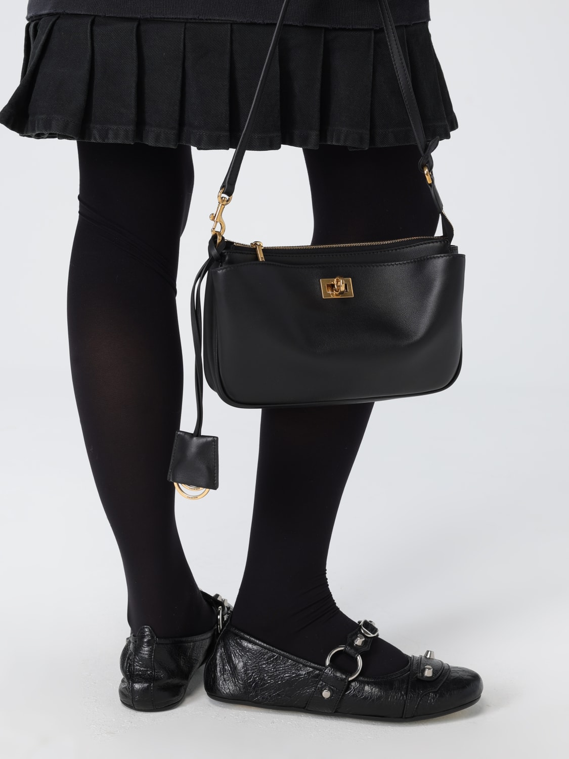 BALENCIAGA MINI BAG: Shoulder bag woman Balenciaga, Black - Img 2