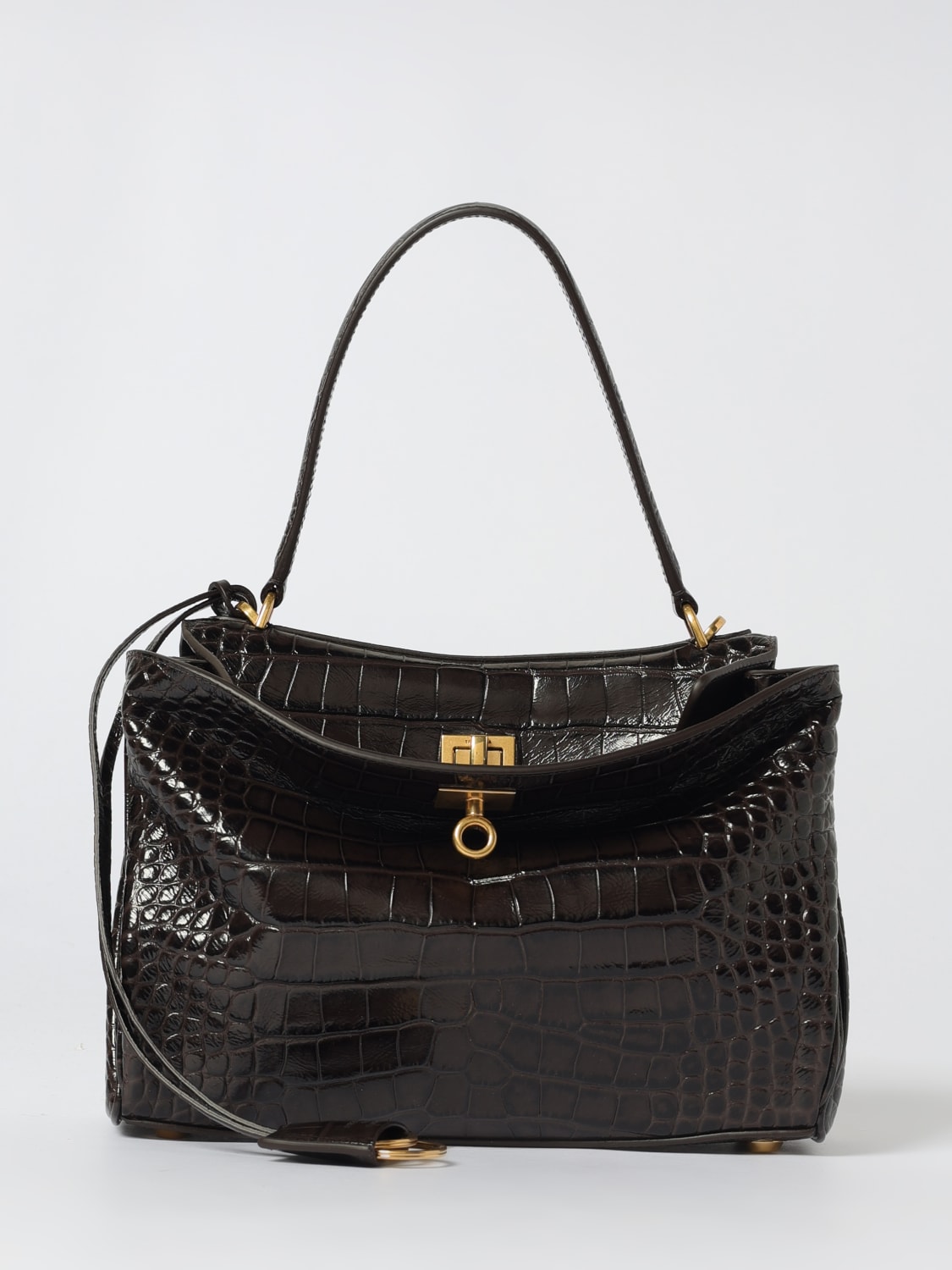 BALENCIAGA SHOULDER BAG: Shoulder bag woman Balenciaga, Coffee - Img 1