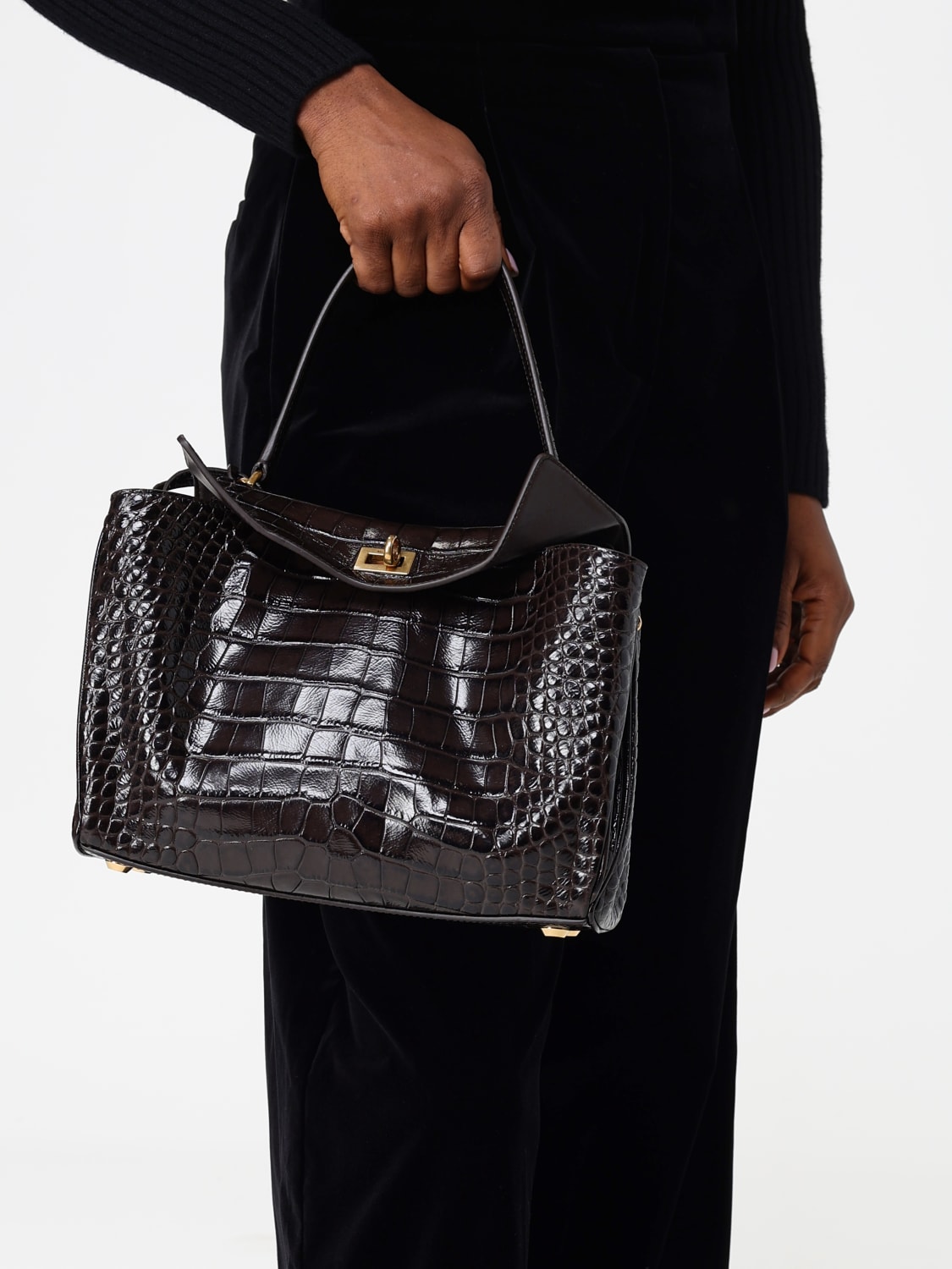 BALENCIAGA SHOULDER BAG: Shoulder bag woman Balenciaga, Coffee - Img 2