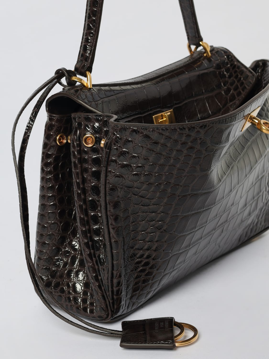 BALENCIAGA SHOULDER BAG: Shoulder bag woman Balenciaga, Coffee - Img 4