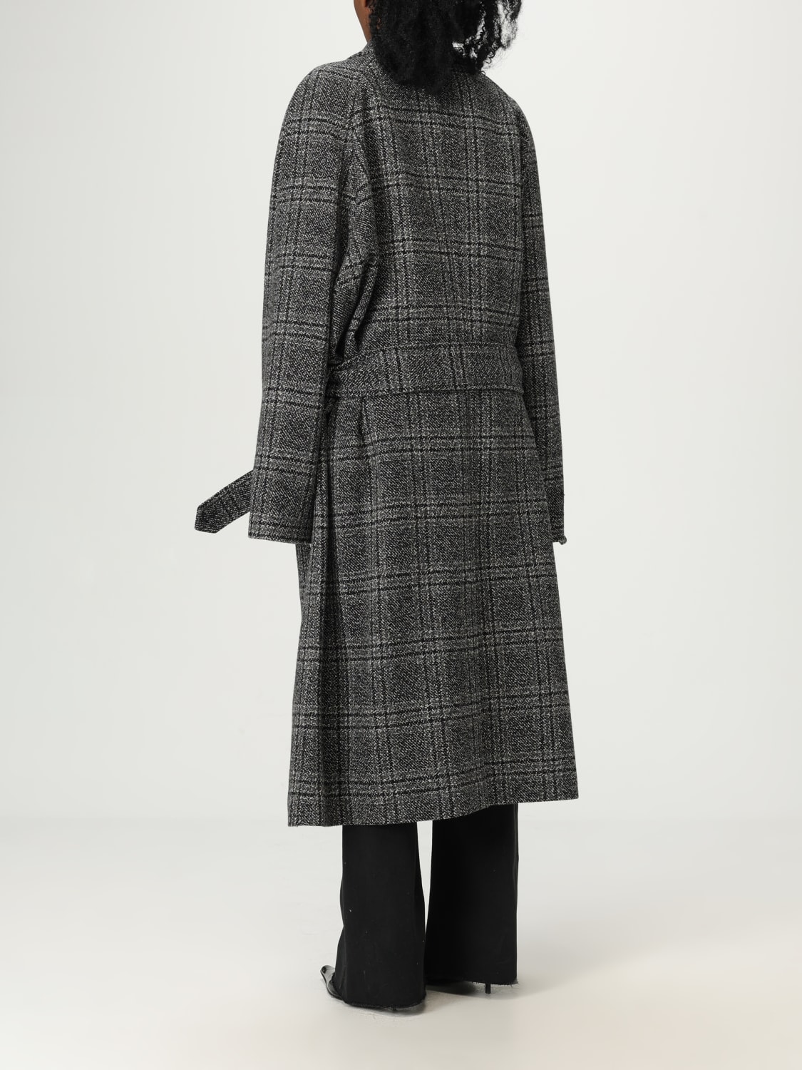 BALENCIAGA ABRIGO: Abrigo mujer Balenciaga, Negro - Img 3