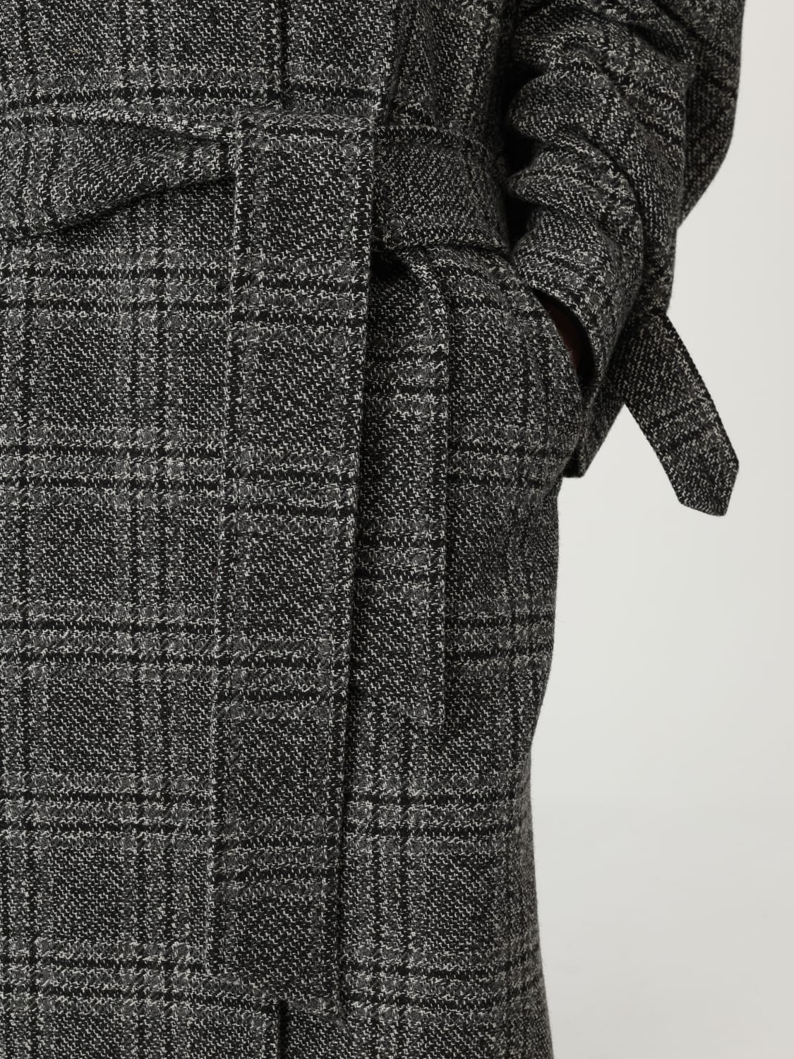 BALENCIAGA ABRIGO: Abrigo mujer Balenciaga, Negro - Img 5