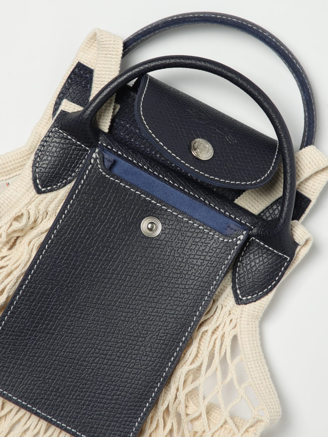 LONGCHAMP HANDBAG: Shoulder bag woman Longchamp, Navy - Img 3