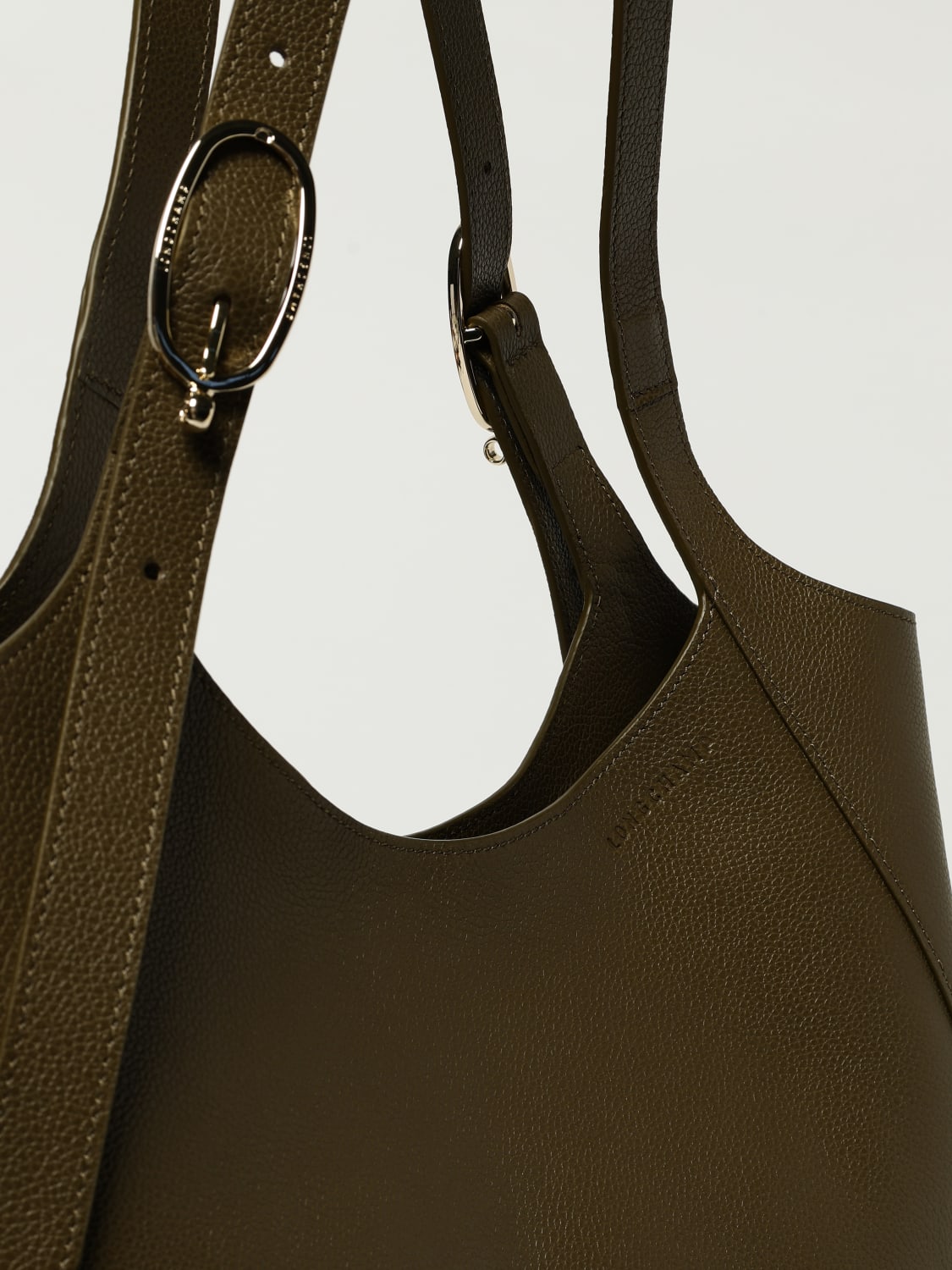 LONGCHAMP SHOULDER BAG: Shoulder bag woman Longchamp, Green - Img 3