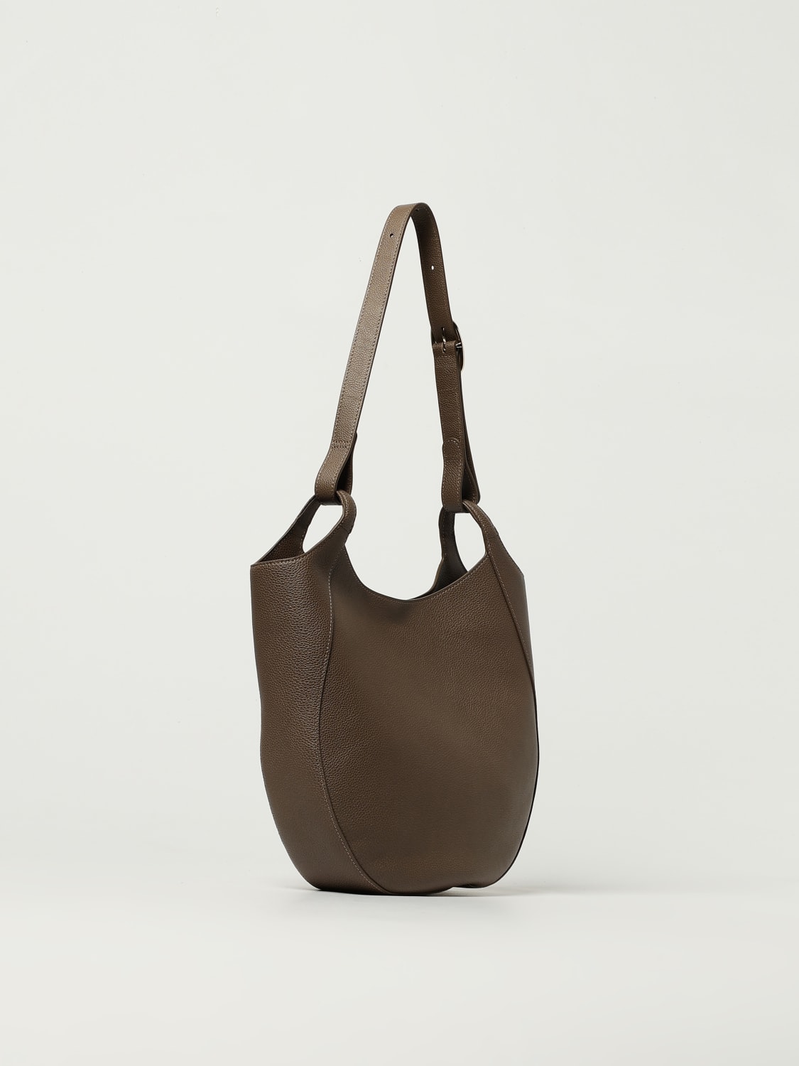 LONGCHAMP SHOULDER BAG: Shoulder bag woman Longchamp, Dove Grey - Img 2