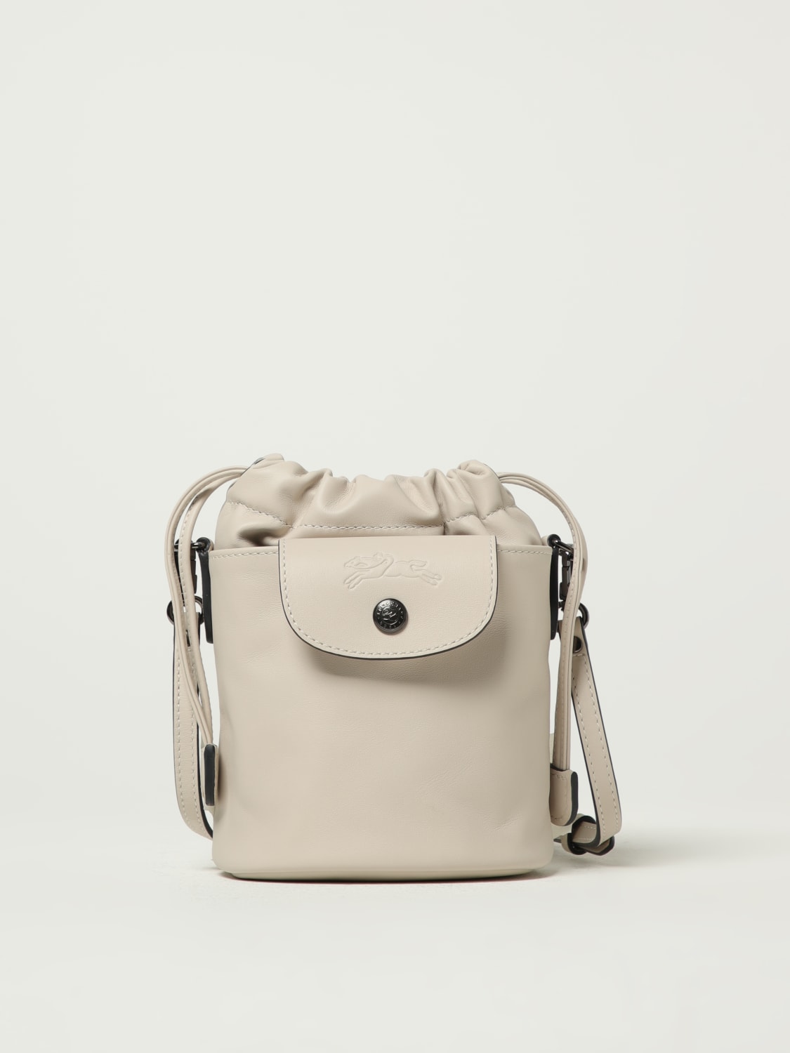 LONGCHAMP MINI BAG: Shoulder bag woman Longchamp, Ivory - Img 1