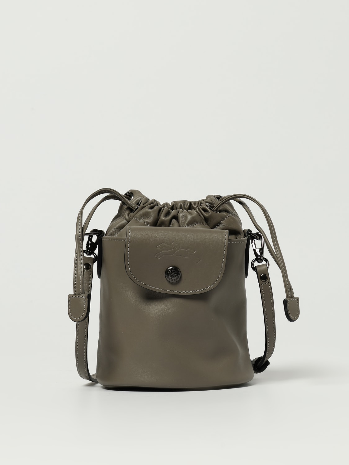 LONGCHAMP MINI BAG: Shoulder bag woman Longchamp, Dove Grey - Img 1