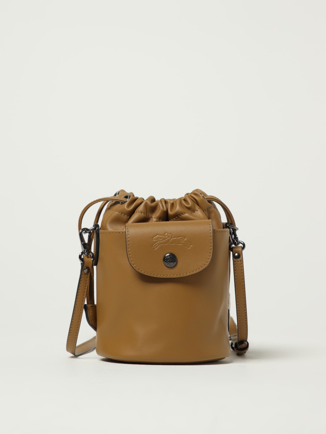 LONGCHAMP MINI BAG: Shoulder bag woman Longchamp, Tobacco - Img 1
