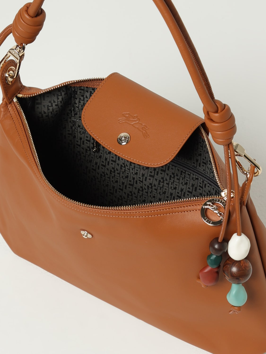 LONGCHAMP SHOULDER BAG: Shoulder bag woman Longchamp, Leather - Img 3