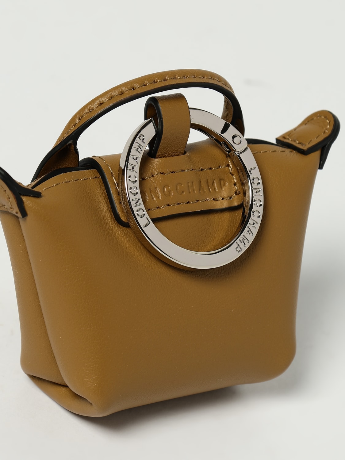 LONGCHAMP KEY CHAIN: Key chain woman Longchamp, Tobacco - Img 2