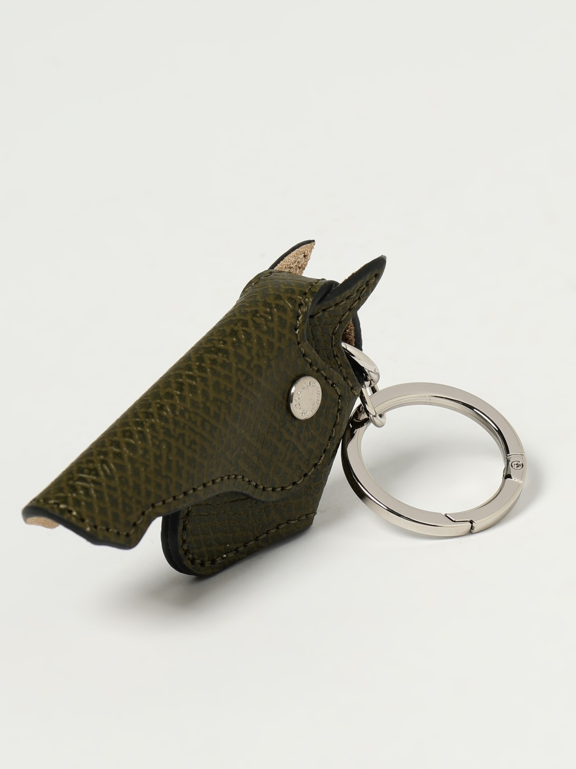 LONGCHAMP KEY CHAIN: Key chain woman Longchamp, Military - Img 2