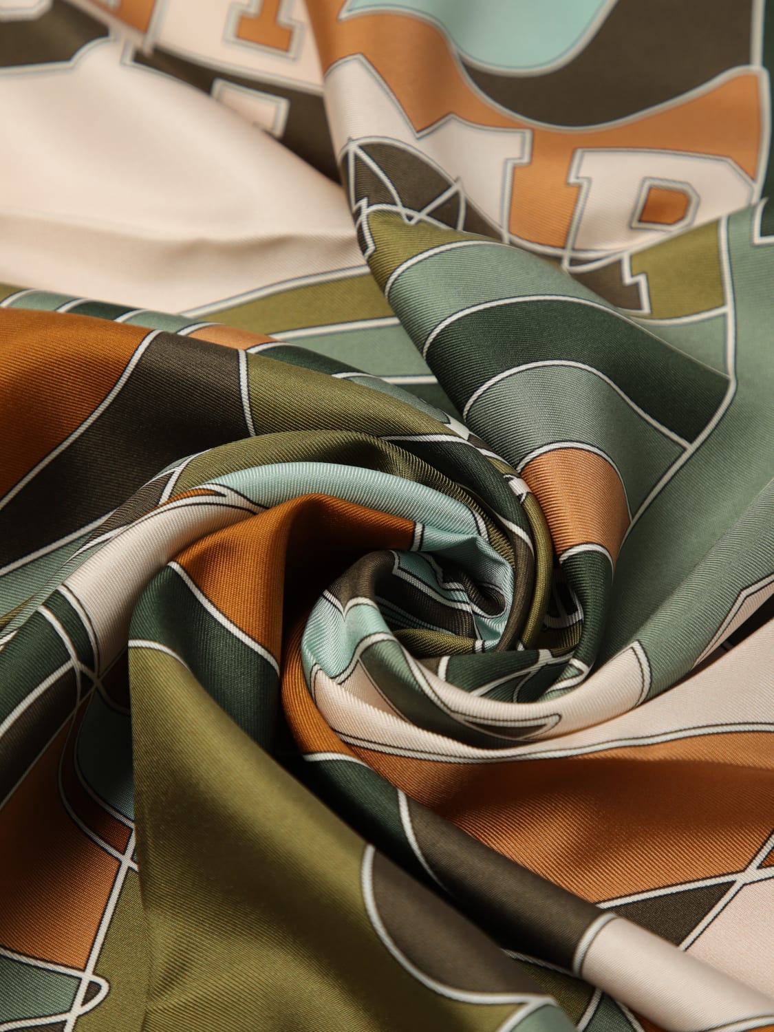 LONGCHAMP FULAR: Fular mujer Longchamp, Verde - Img 3