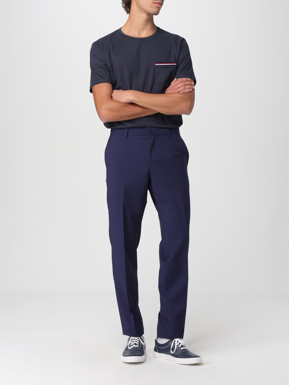 THOM BROWNE T-SHIRT: T-shirt men Thom Browne, Navy - Img 2