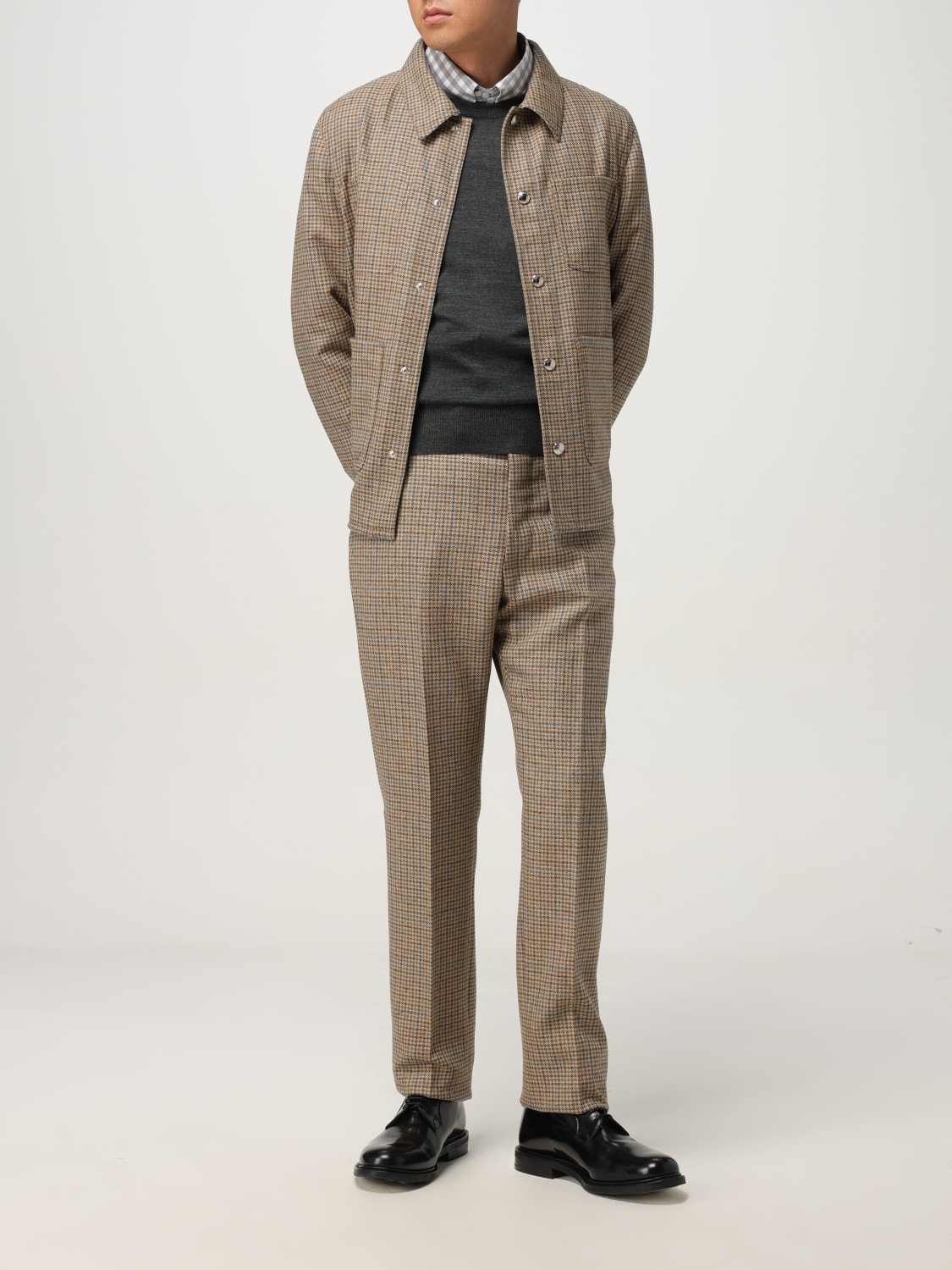 THOM BROWNE SWEATER: Sweater men Thom Browne, Charcoal - Img 2