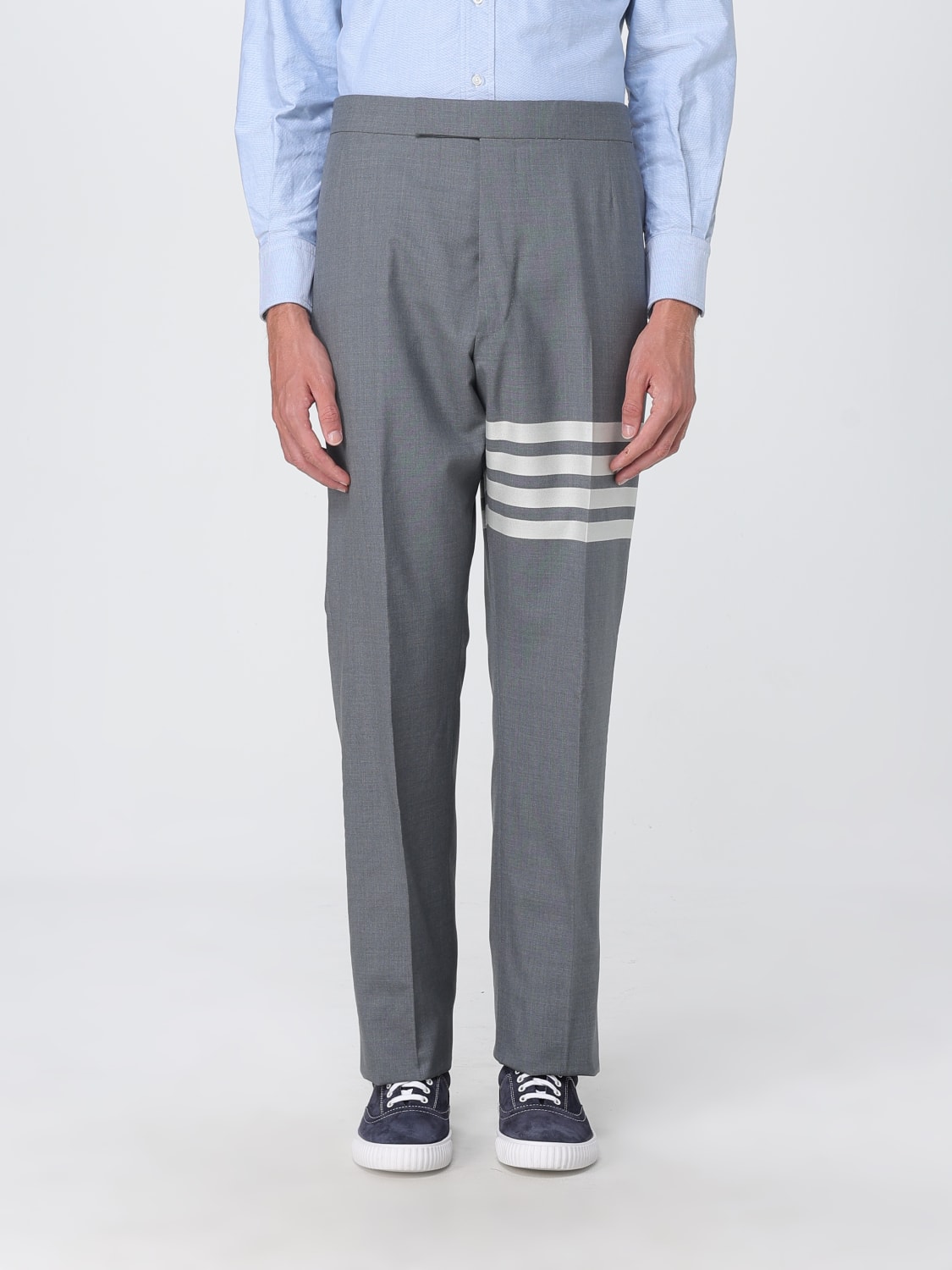 THOM BROWNE HOSE: Hose herren Thom Browne, Grau - Img 1