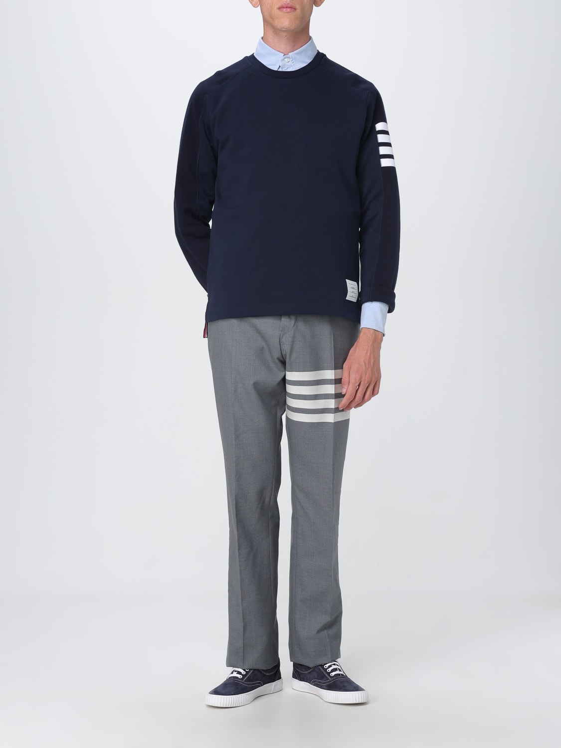 THOM BROWNE HOSE: Hose herren Thom Browne, Grau - Img 2