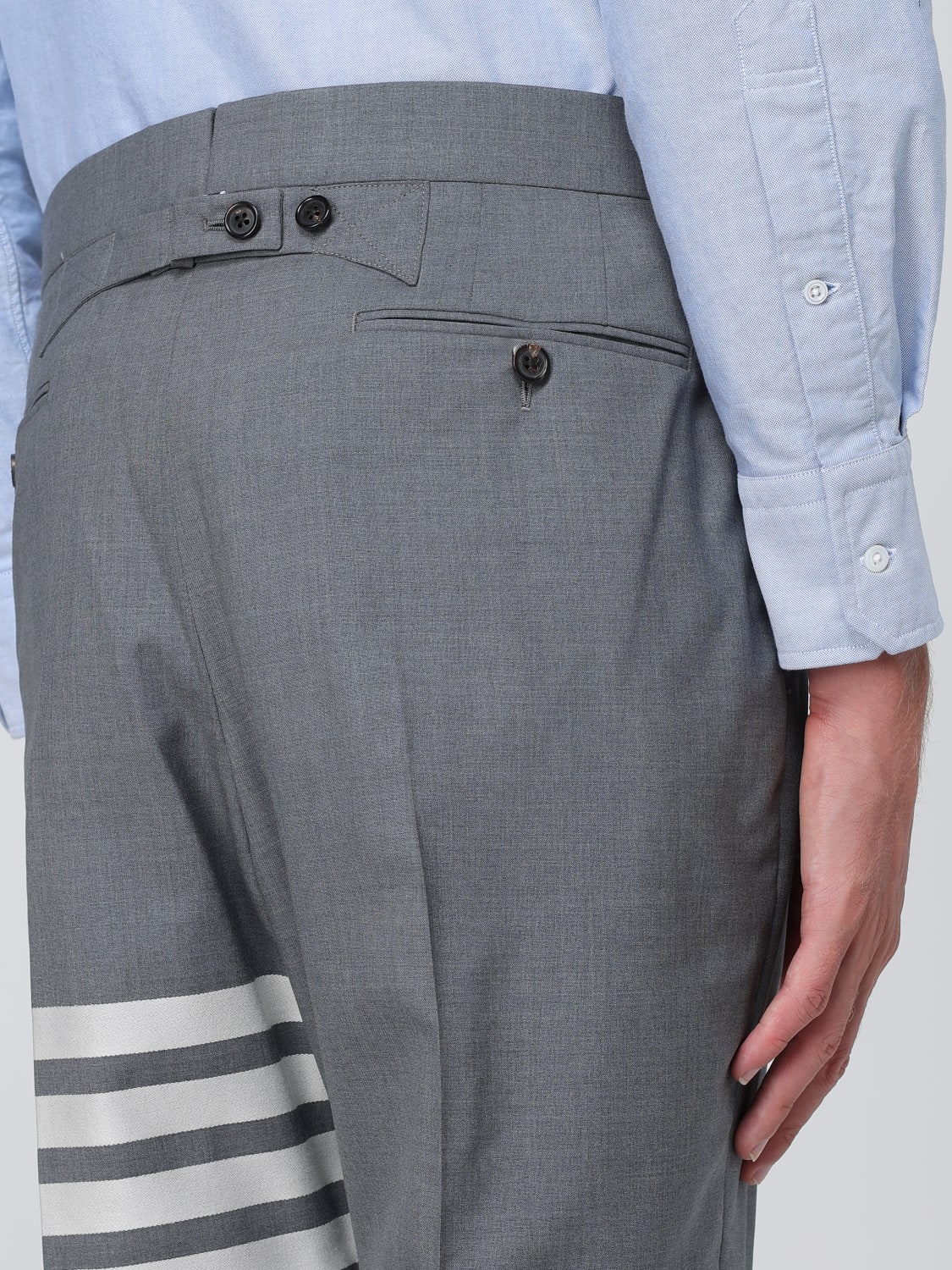 THOM BROWNE HOSE: Hose herren Thom Browne, Grau - Img 5
