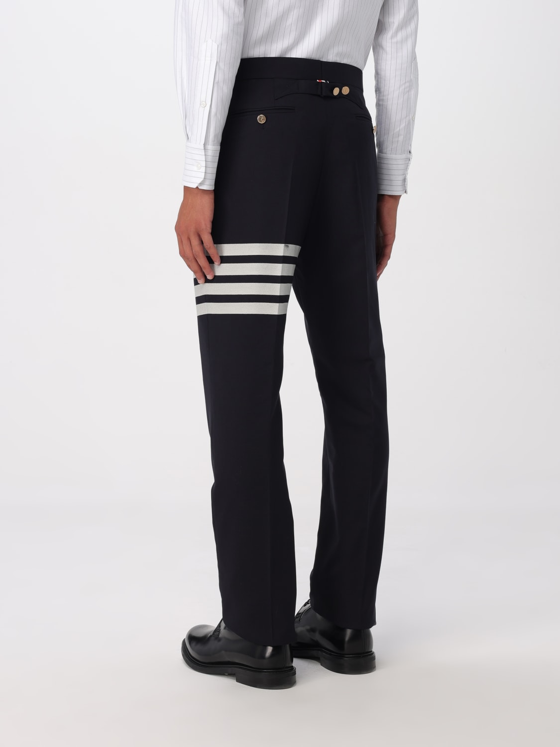 THOM BROWNE PANTS: Pants men Thom Browne, Navy - Img 3