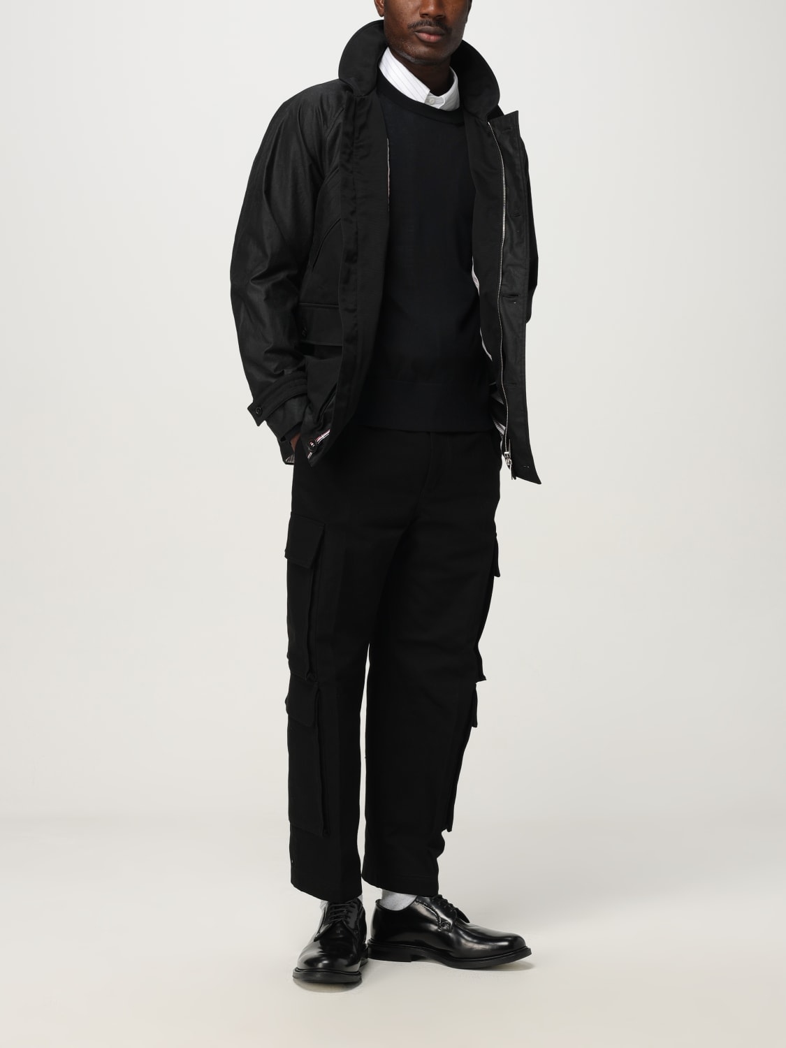 THOM BROWNE SWEATER: Sweater men Thom Browne, Black - Img 2